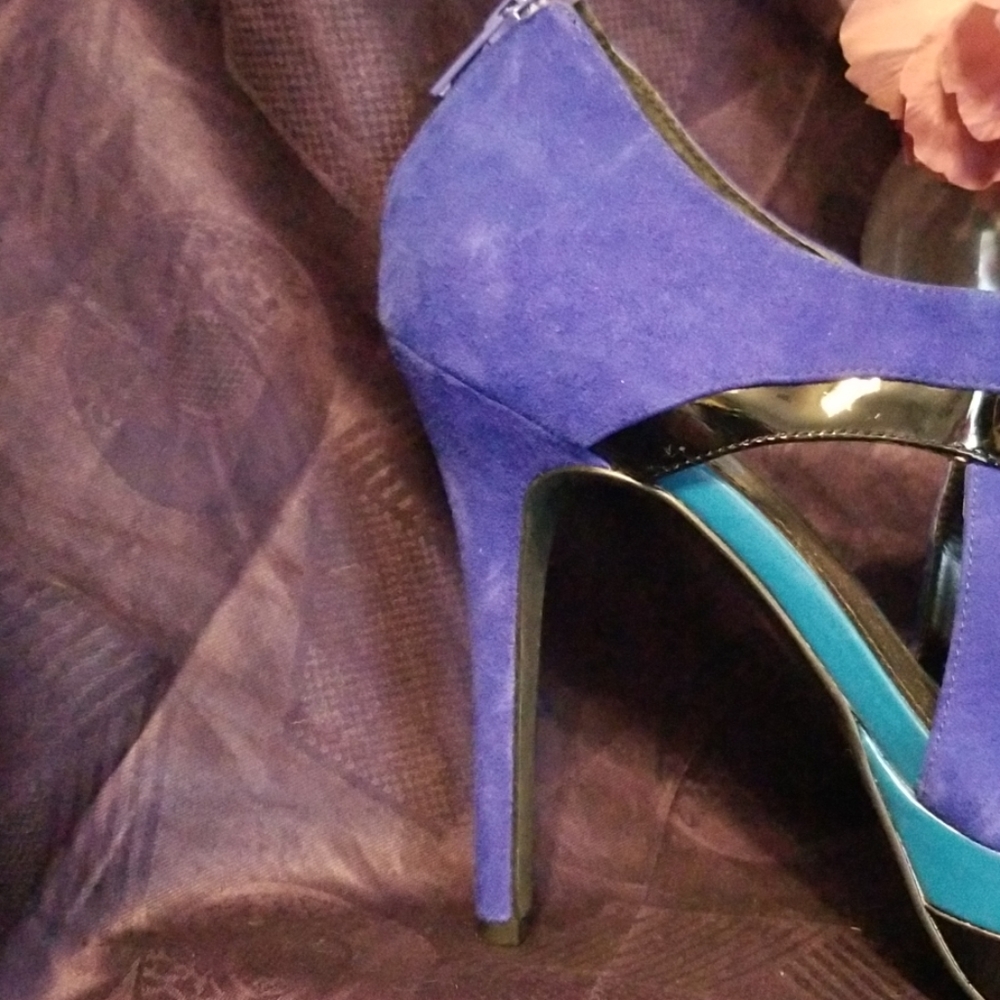 Shoes: Jessica Simpson Color Block Open Toe Heels - image 5